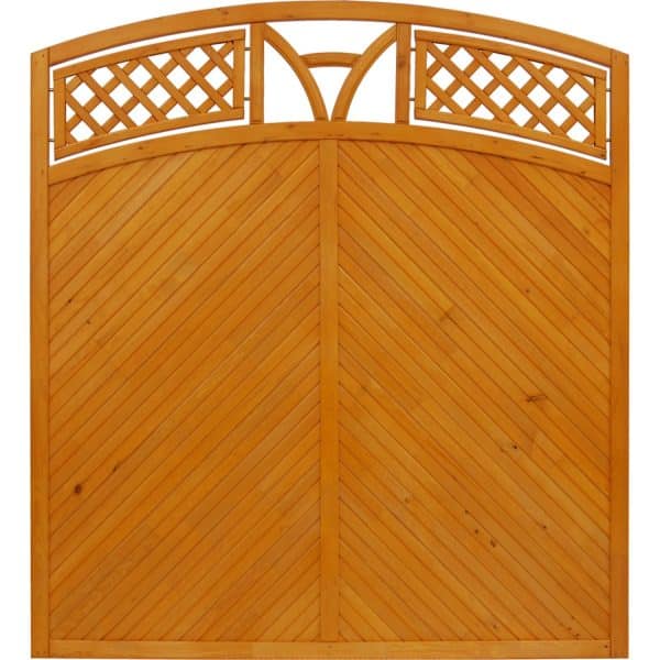 Sichtschutzzaun Toulon 180/195 cm x 180 cm Pinie