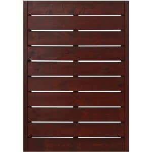 Sichtschutzzaunelement Faro Braun lackiert 130 cm x 90 cm