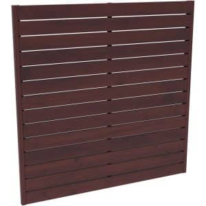 Sichtschutzzaunelement Faro Braun lackiert 180 cm x 180 cm