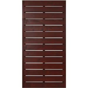 Sichtschutzzaunelement Faro Braun lackiert 180 cm x 90 cm
