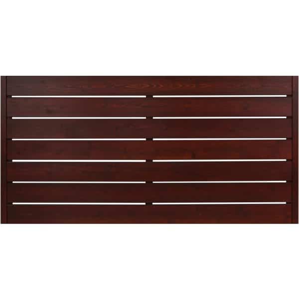 Sichtschutzzaunelement Faro Braun lackiert 90 cm x 180 cm
