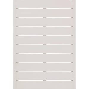 Sichtschutzzaunelement Faro Cream lackiert 130 cm x 90 cm