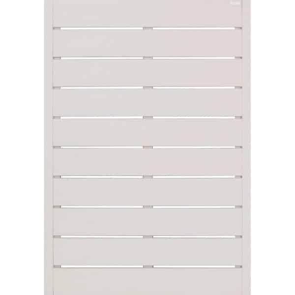 Sichtschutzzaunelement Faro Cream lackiert 130 cm x 90 cm