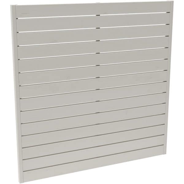 Sichtschutzzaunelement Faro Cream lackiert 180 cm x 180 cm