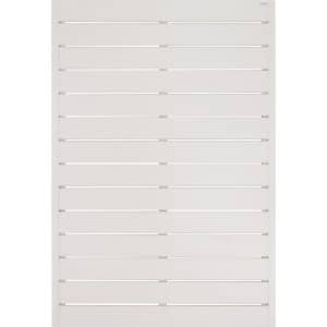 Sichtschutzzaunelement Faro Cream lackiert 180 cm x 90 cm