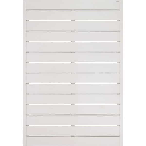 Sichtschutzzaunelement Faro Cream lackiert 180 cm x 90 cm