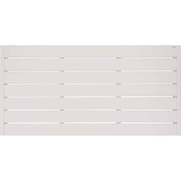 Sichtschutzzaunelement Faro Cream lackiert 90 cm x 180 cm