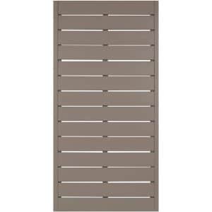 Sichtschutzzaunelement Faro Grau lackiert 180 cm x 90 cm