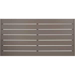 Sichtschutzzaunelement Faro Grau lackiert  90 cm x 180 cm