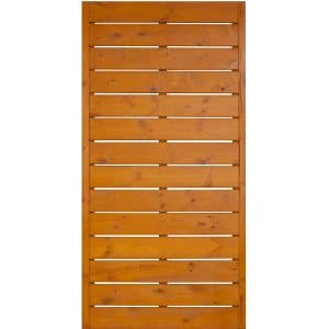 Sichtschutzzaunelement Faro Pinie lackiert 180 cm x 90 cm