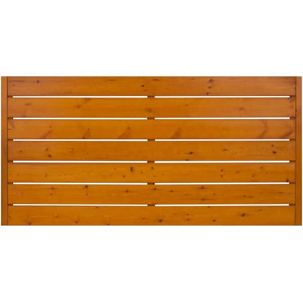 Sichtschutzzaunelement Faro Pinie lackiert 90 cm x 180 cm
