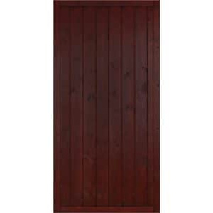 Sichtschutzzaunelement Oxford Braun lackiert 180 cm x 90 cm