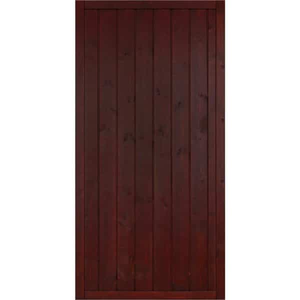 Sichtschutzzaunelement Oxford Braun lackiert 180 cm x 90 cm