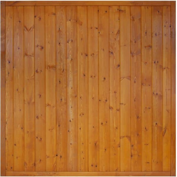 Sichtschutzzaunelement Oxford Pinie lackiert 180 cm x 180 cm