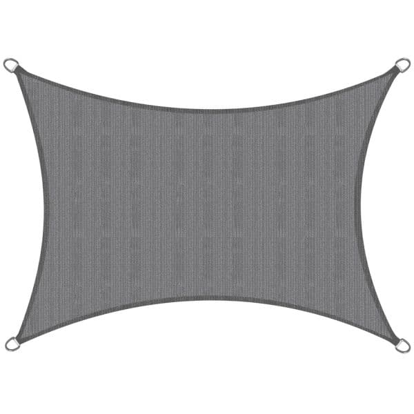 Sol Royal SolVision HS9 Sonnensegel 200x200cm rechteckig Anthrazit HDPE