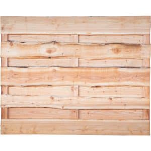 T & J Bretter Sägerau mit Baumkante Lolland Lärche 180 x 150 cm 3 Riegel