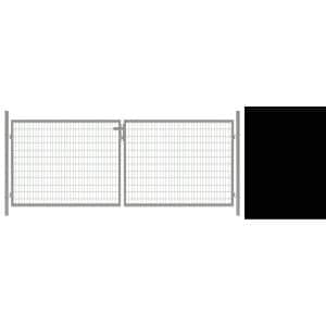 T & J Doppeltor inkl. Pfosten Strong Grün 400 cm x 123 cm