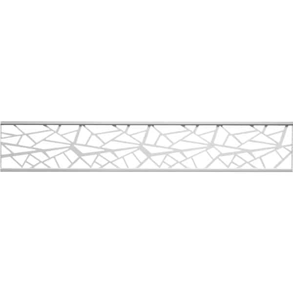T & J Ecosteck-Gitterfüllung Design Silber 20 x 280 x 180 cm Alu hell elox.