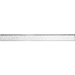 T & J Ecosteck-Gitterfüllung Kreise 2 cm x 14 cm x 180 cm Aluminium hell elox.