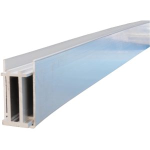 T & J Ecosteck-Set für Senkrechtmontage Silber 5/5 x 2