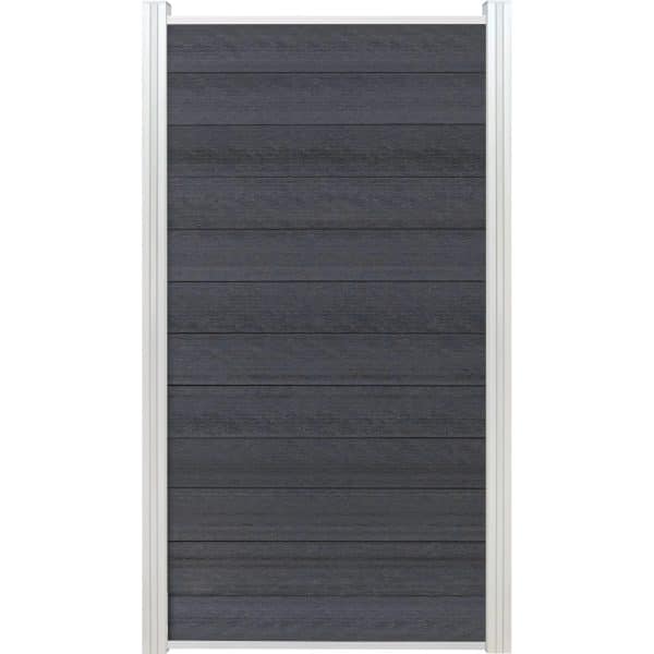 T & J Ecosteck-Start & Abschluss für Schmalelement 32/25 x 20 x 90 cm Silber