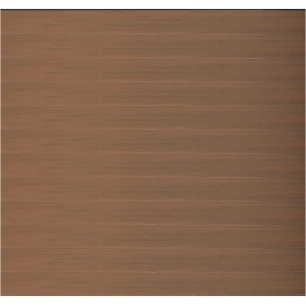 T & J Elskop-Serie Zaunset WPC-Steckzaunsystem Teak-coextrudiert 179 x 176 cm