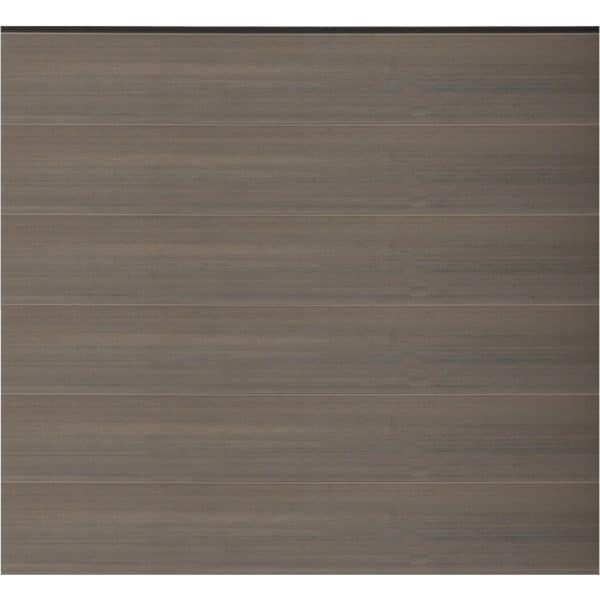 T & J Elze-Serie Zaunset WPC-Steckzaunsystem Grau-coextrudiert 179 x 176 cm
