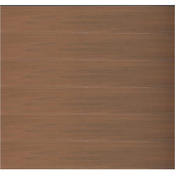 T & J Elze-Serie Zaunset WPC-Steckzaunsystem Teak-coextrudiert 179 x 176 cm