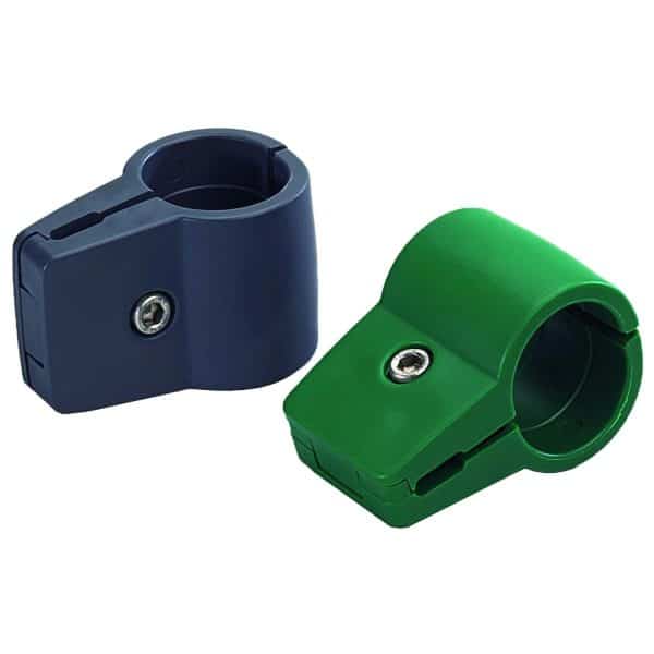 T & J End- und Torverbinder für Gitterzaun Strong Grün Ø 60 mm