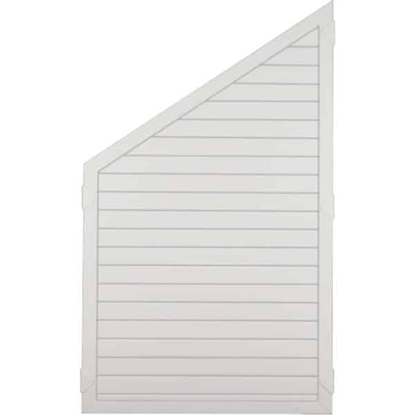 T & J Kunststoff-Zaunelement Lightline Ecke 90 x 150/90 cm