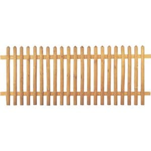 T & J Senkrechtzaun 250 cm x 100 cm Braun