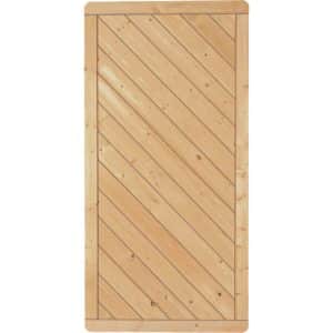 T & J Sichtschutzzaun Classic-Serie-Diagonal 90 x 180 cm