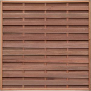 T & J Sichtschutzzaun Fortis Keruing 180 x 180 cm