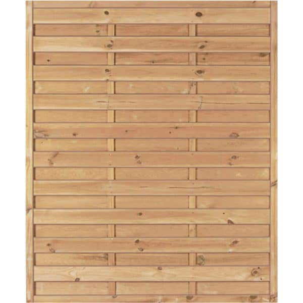 T & J Sichtschutzzaun Maxi-Massiv Grün 150 x 180 cm