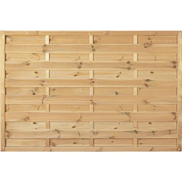 T & J Sichtschutzzaun Maxi-Massiv Grün 180 x 120 cm