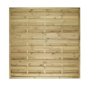 T & J Sichtschutzzaun Maxi-Massiv Grün 180 x 180 cm