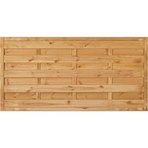 T & J Sichtschutzzaun Maxi-Massiv Grün 180 x 90 cm