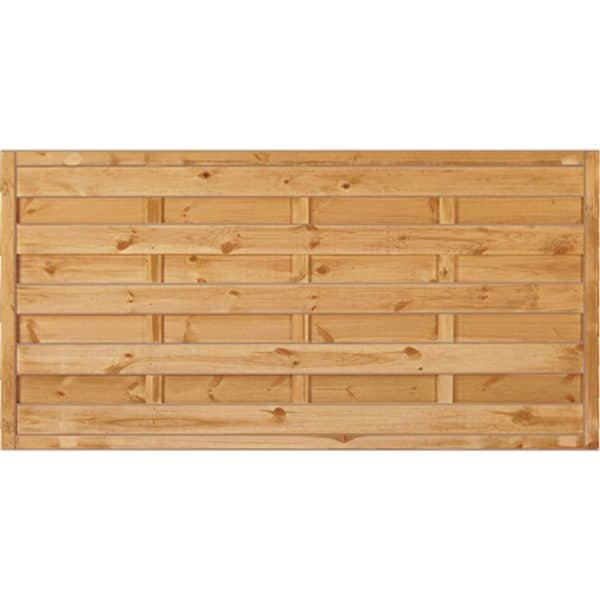 T & J Sichtschutzzaun Maxi-Massiv Grün 180 x 90 cm