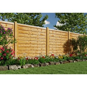 T & J Sunline-Serie Dichtzaun stabil 180 x 180 cm