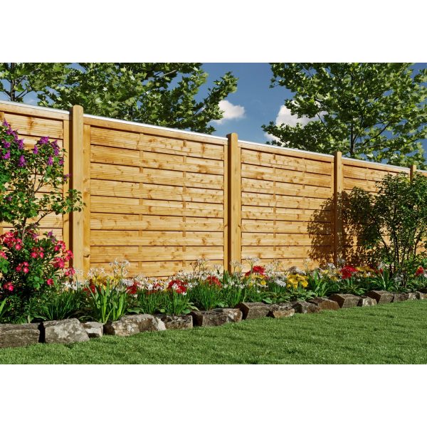 T & J Sunline-Serie Dichtzaun stabil 180 x 180 cm
