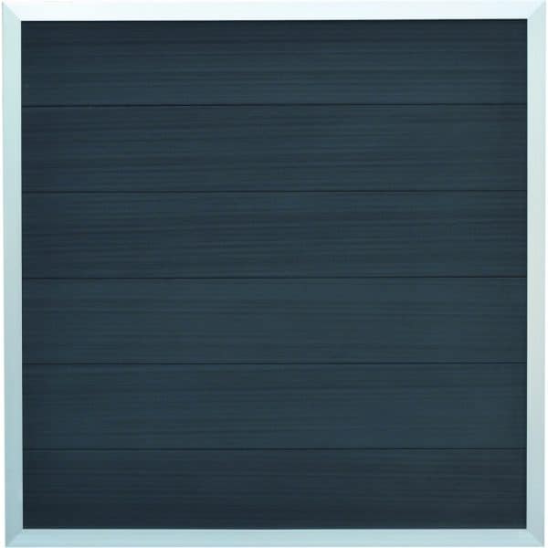 T & J WPC-Zaun Malö Anthrazit 180 x 180 cm