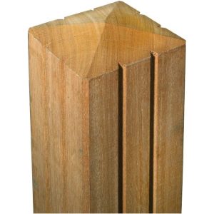 T & J Zaunpfosten Adamas Bangkirai 9 x 9 x 190 cm