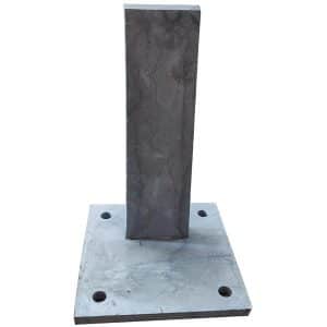 T&J Ecosteck-Pfostenträger Stahl feuerverzinkt 150 x 150 x 230 mm
