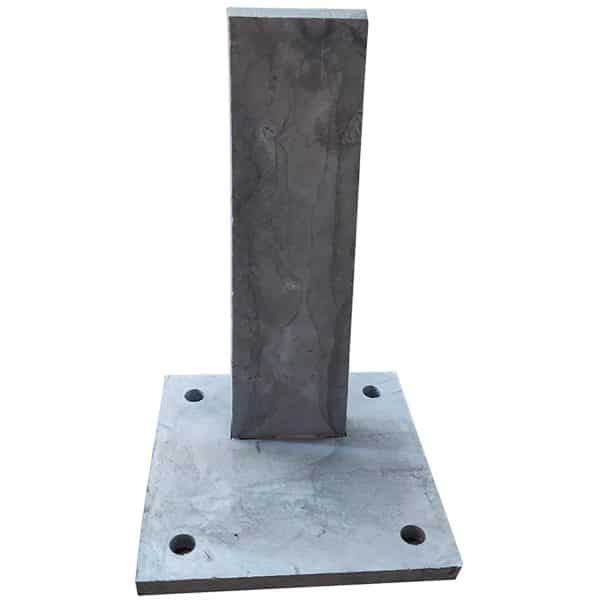 T&J Ecosteck-Pfostenträger Stahl feuerverzinkt 150 x 150 x 230 mm