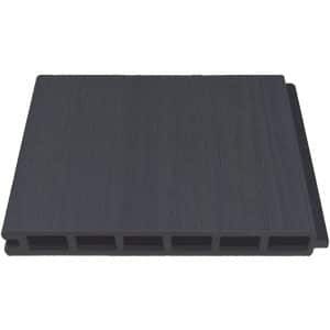 T&J Elskop-Serie WPC-Steckzaunsystem Anthrazit 20 x 150 x 1790 mm