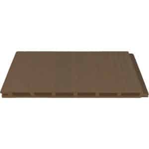 T&J Elskop-Serie WPC-Steckzaunsystem Teak 20 x 150 x 1790 mm