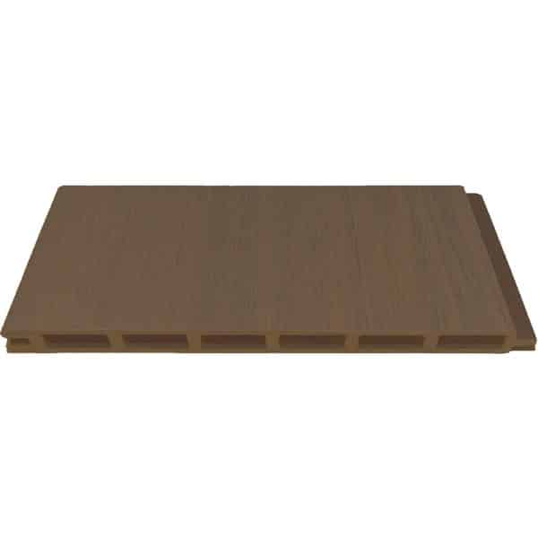 T&J Elskop-Serie WPC-Steckzaunsystem Teak 20 x 150 x 1790 mm