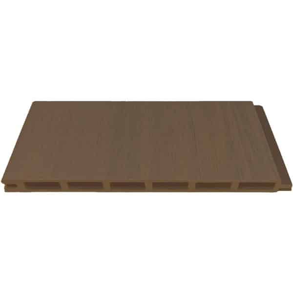 T&J Elze-Serie WPC-Steckzaunsystem Teak 20 x 300 x 1790 mm
