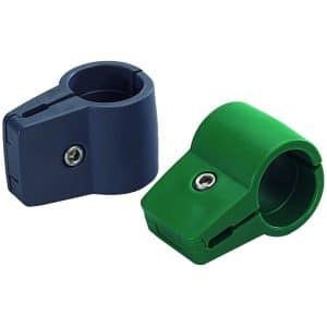 T&J Strong Endverbinder Anthrazit f. Stabmatten u. Gitterzäune ø 34 mm
