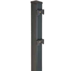 Vierkant-Zaunpfosten für Doppelstabmatten  6 cm x 4 cm x 240 cm Anthrazit